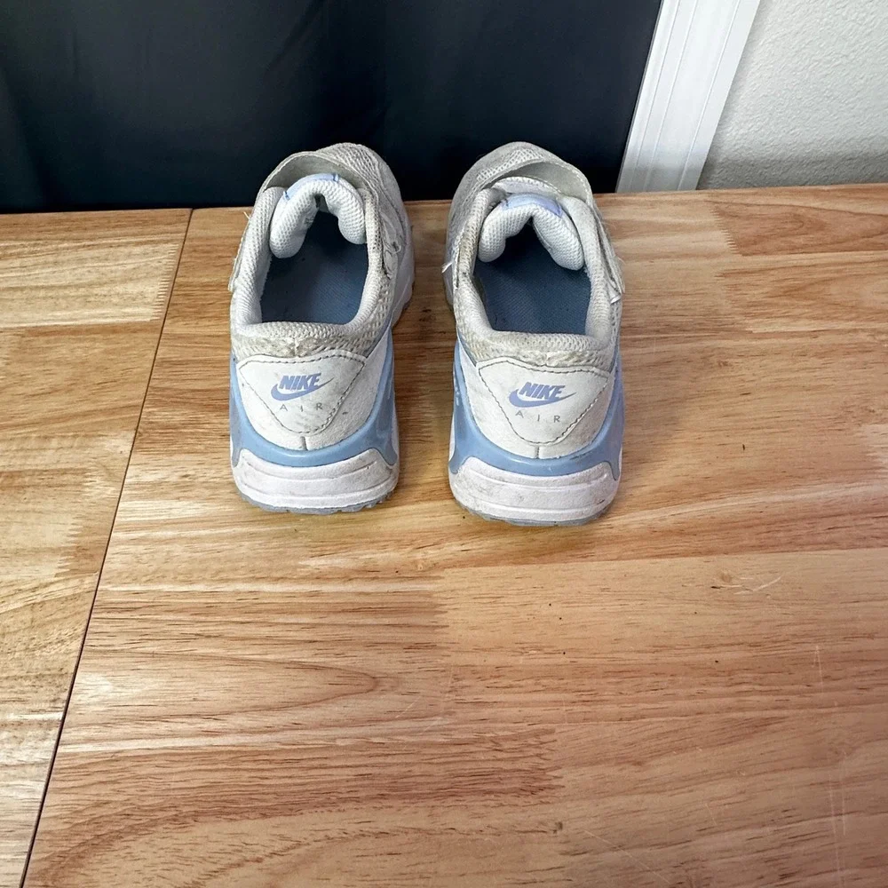 Nike Air Max Excee Kids Shoes White Grey Blue DQ0285-111 Size 3Y
